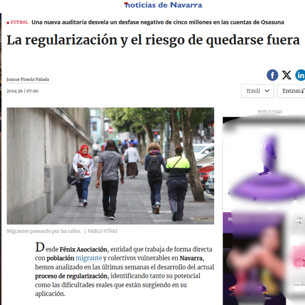 La regularización y el riesgo de quedarse fuera