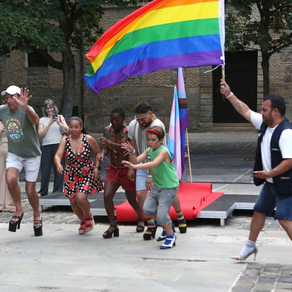 Un rincón de Pamplona para la libertad y la diversidad por la Tarde Pre Pride 2026